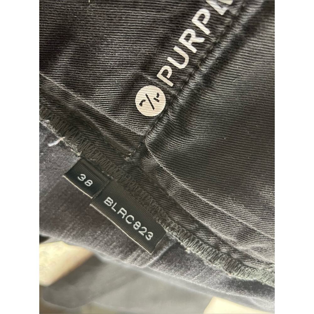 Purple Brand Men’s Cargo Pocket Jean Style P004 Black Denim Straight Leg Size 38 - Picture 6 of 9